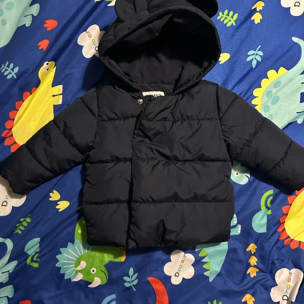Teddy Bear War Hooded Puffer Jacket